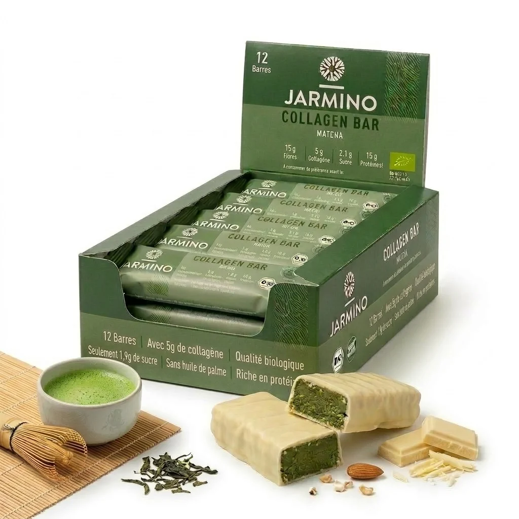 Barre de collagène saveur matcha