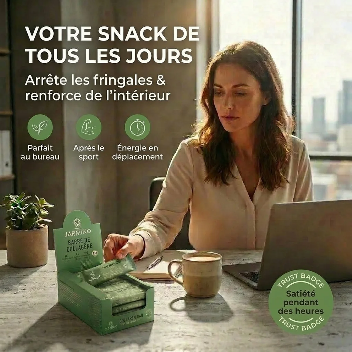 Barre de collagène saveur matcha - Image 2