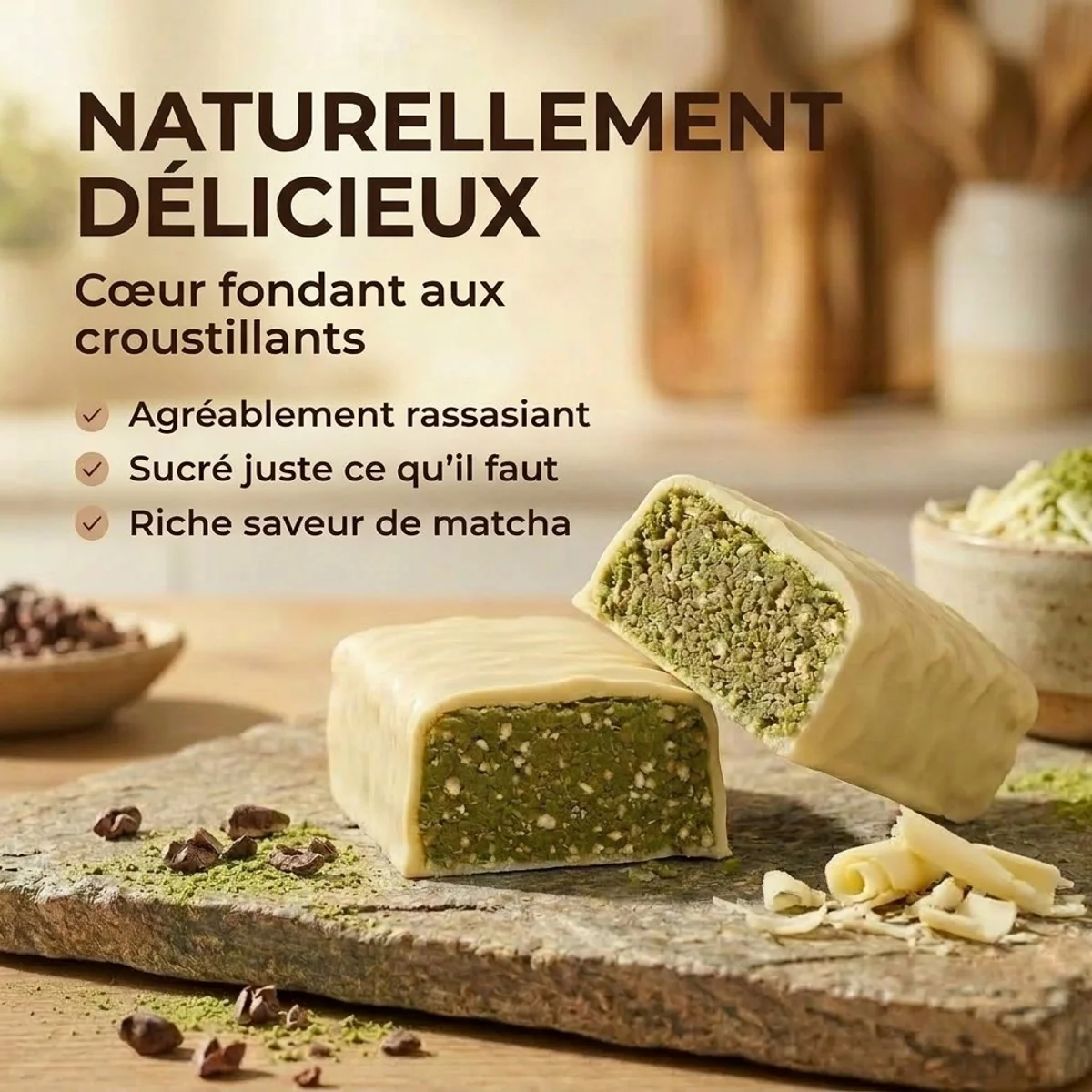 Barre de collagène saveur matcha - Image 3