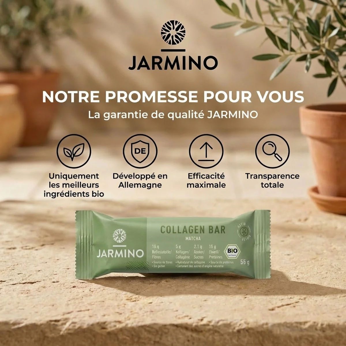 Barre de collagène saveur matcha - Image 5