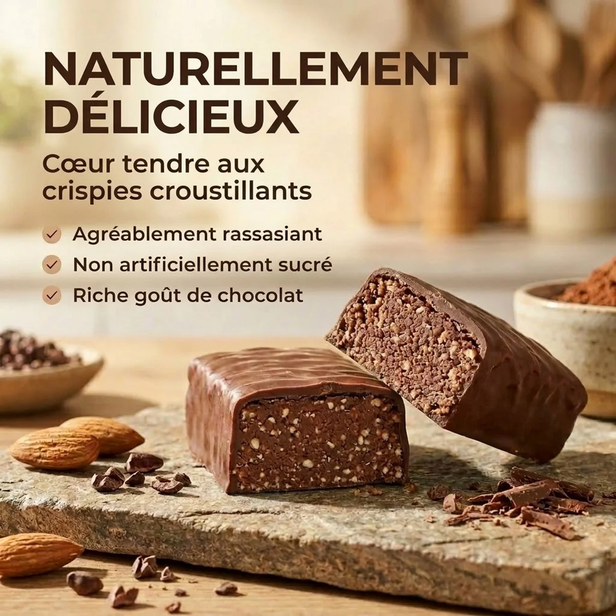 Barre de collagène saveur amande - Image 3