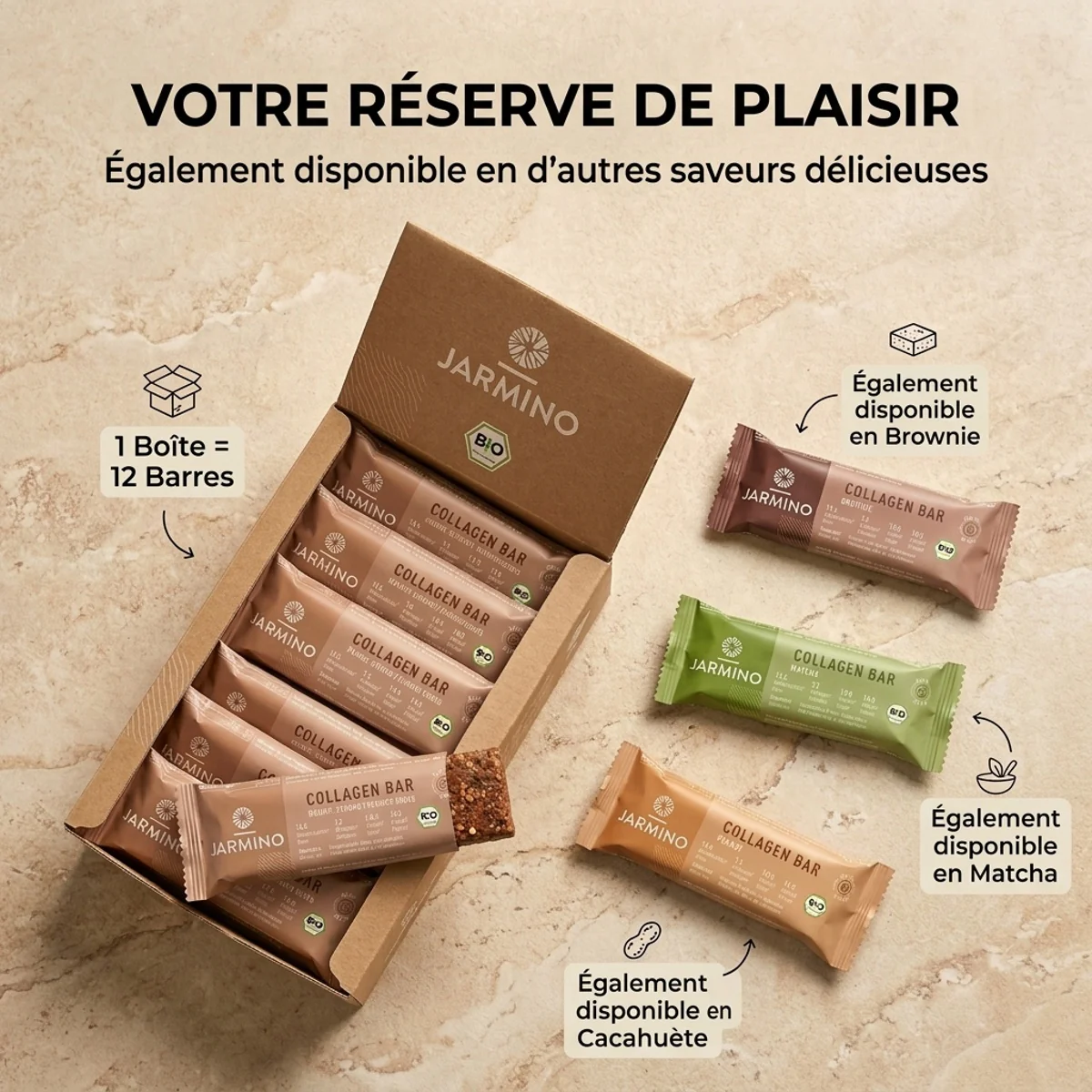 Barre de collagène saveur amande - Image 6