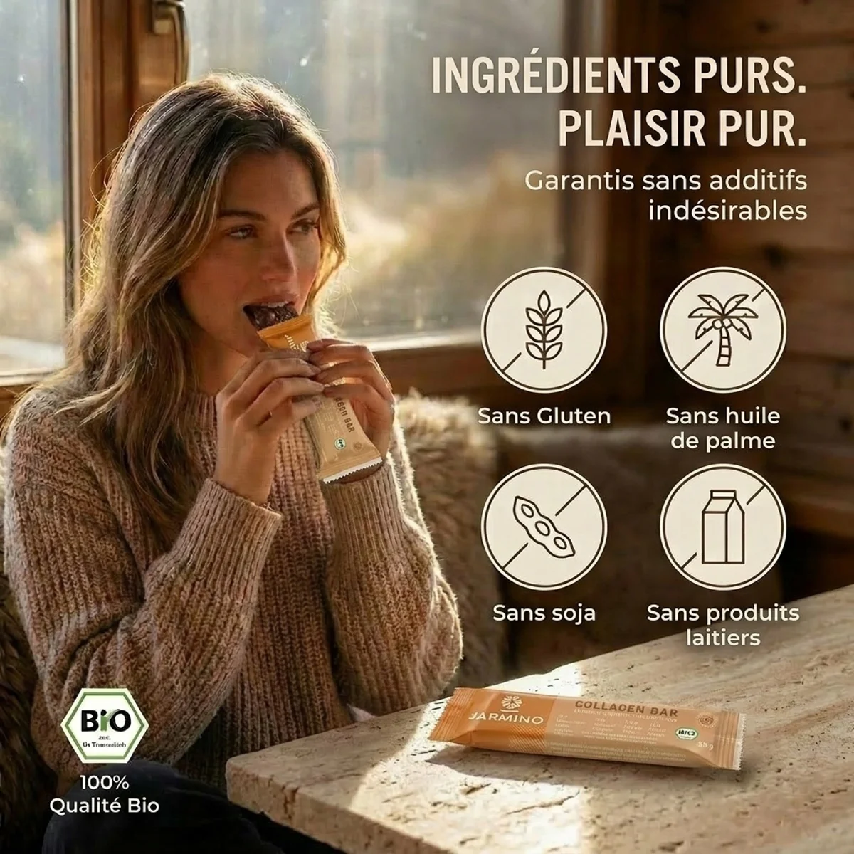 Barre de collagène saveur cacahuète - Image 2
