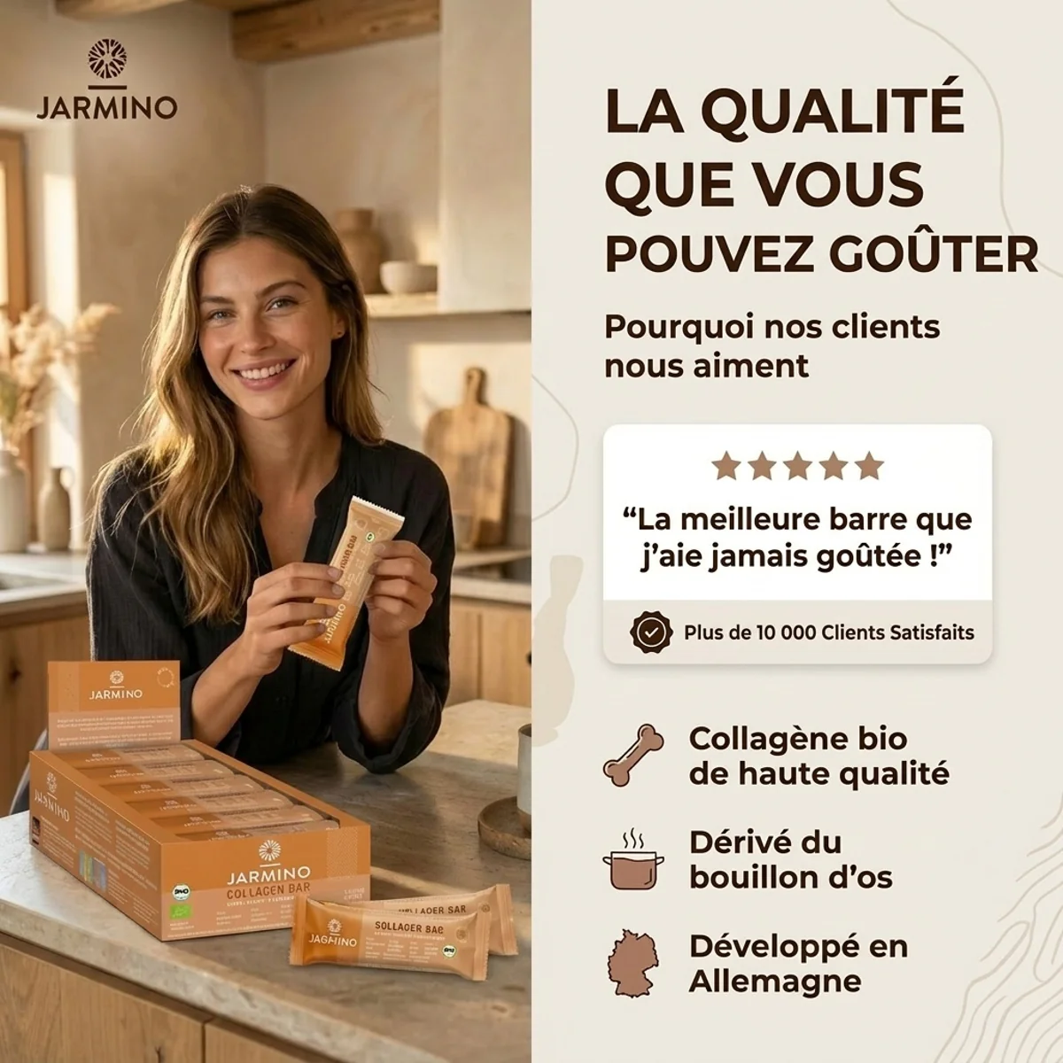 Barre de collagène saveur cacahuète - Image 3