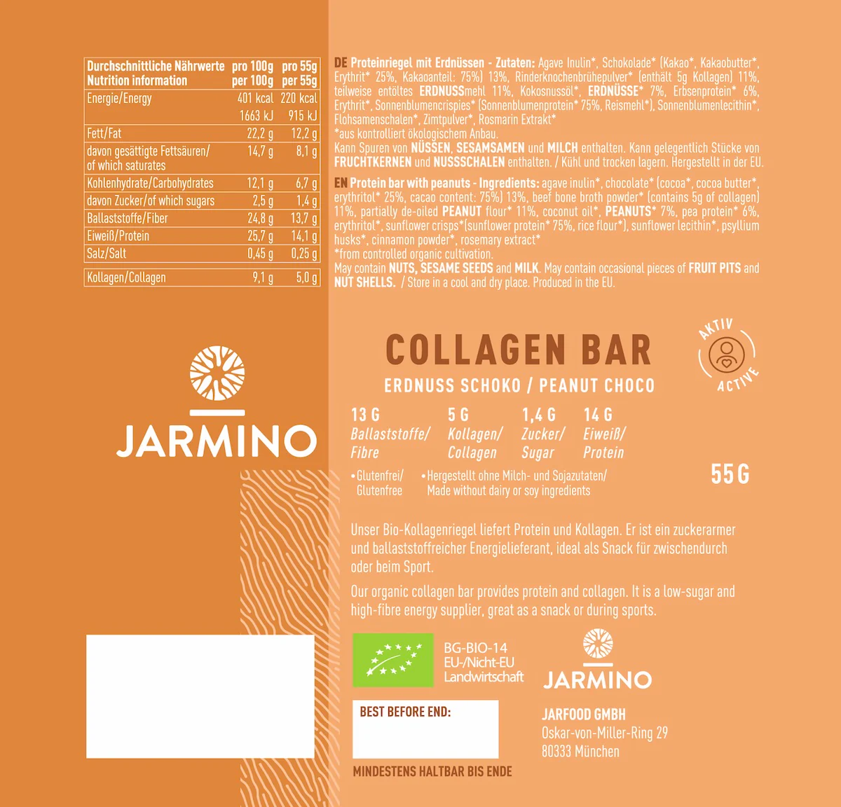 Barre de collagène saveur cacahuète - Image 8