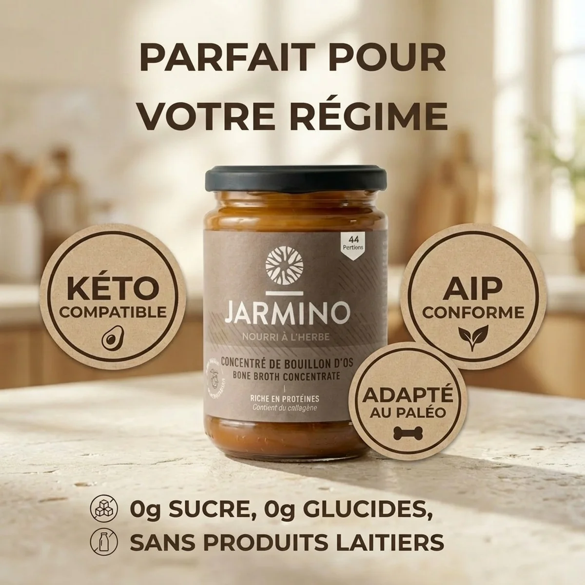 Concentré de bouillon d'os de bœuf (220g) - Image 6