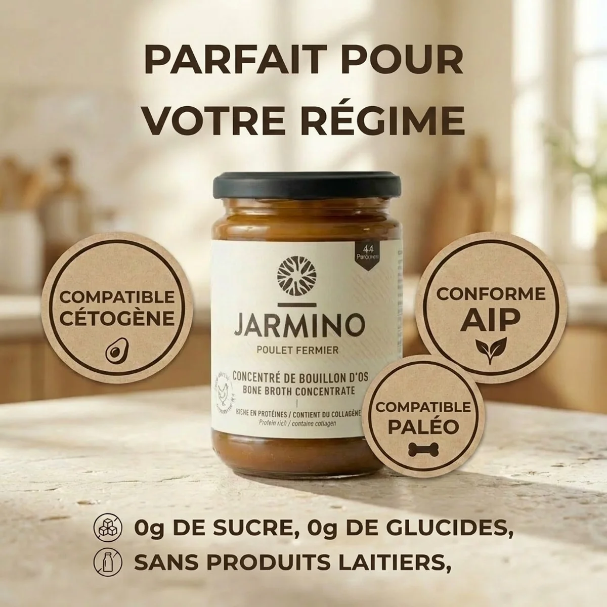 Concentré de bouillon d'os de poulet (200g) - Image 6
