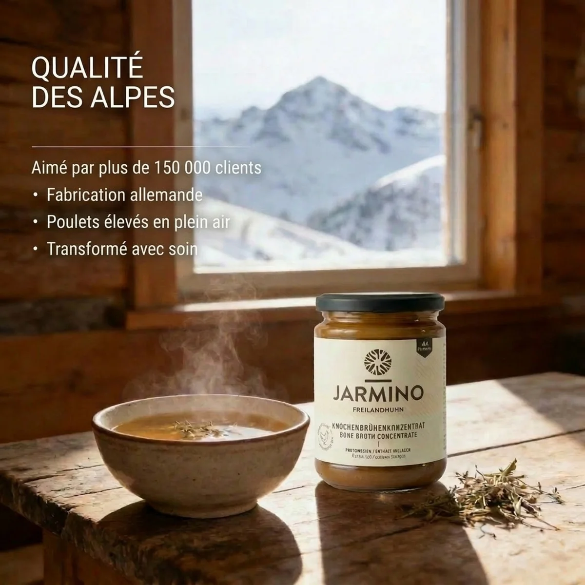Concentré de bouillon d'os de poulet (410g) - Image 5