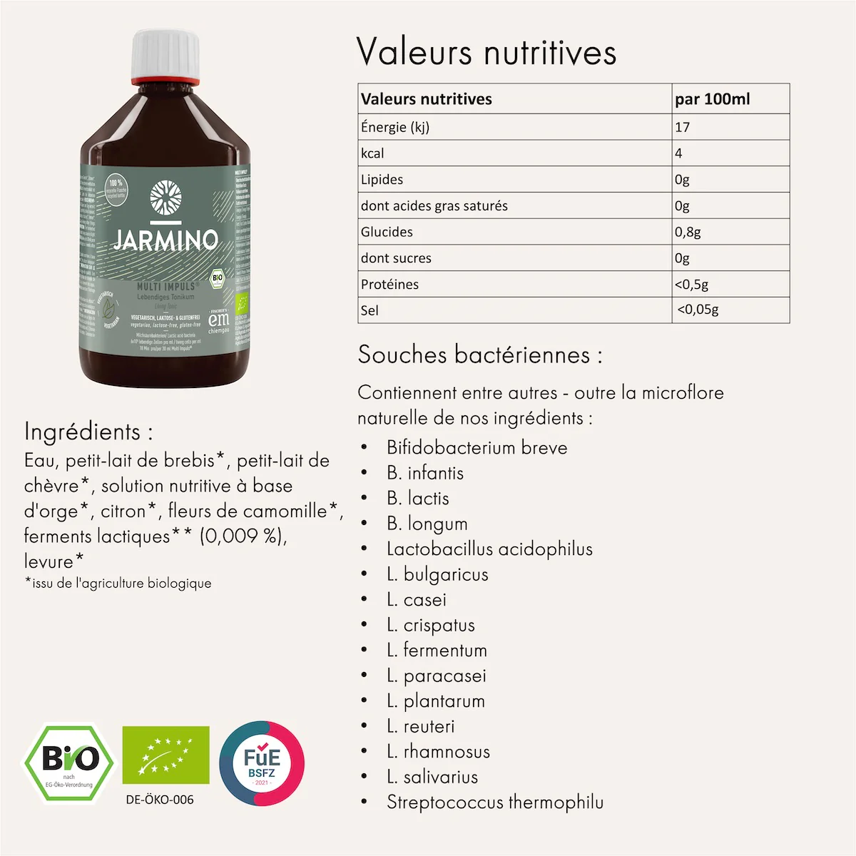 Tonique BIO Multi-Impuls® (500ml) - Image 3