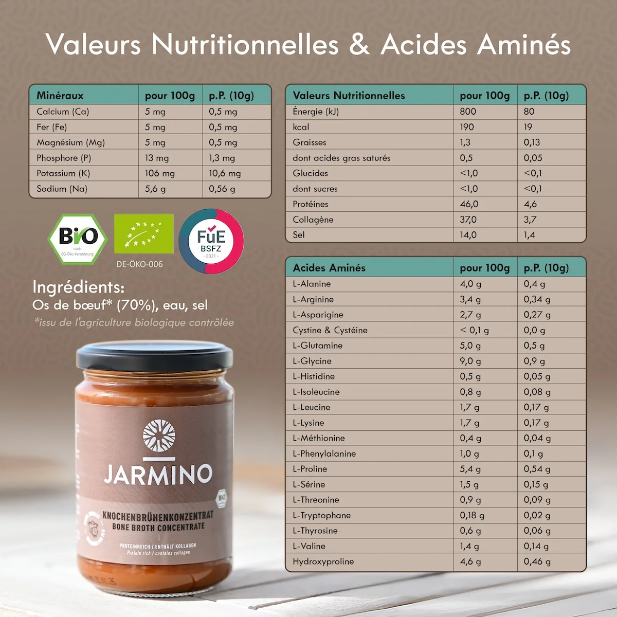 Concentré de bouillon d'os de bœuf (3x 440g) - Image 6